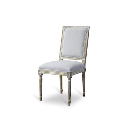 BAXTON STUDIO Clairette Wood Traditional French Accent Chair 110-6012